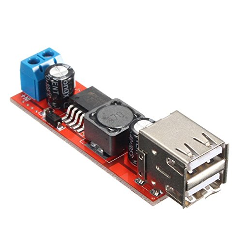 [24V-5USB] 24V-5USB Conversor DC-DC Step Down 9V-24VDC a 5V USBx2