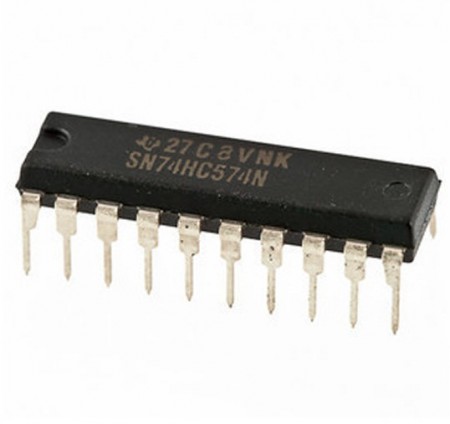 [74HC574] Flip Flop Triestado Octal Circuito CMOS