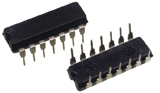 [74HC14] 74HC14 Inversores Schmitt Triger, Circuito CMOS