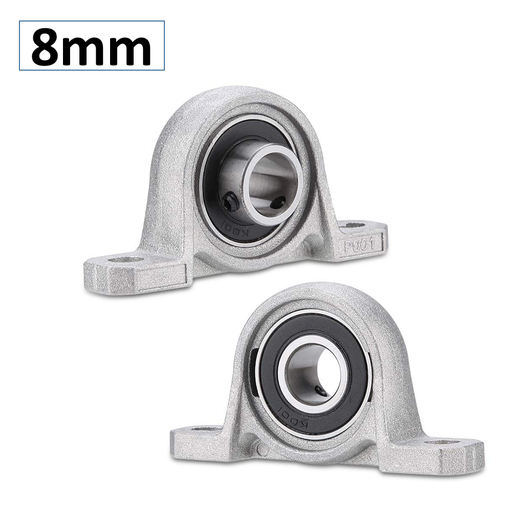 [KP08] Soporte Rodamiento Lineal 8mm con Brida KP08