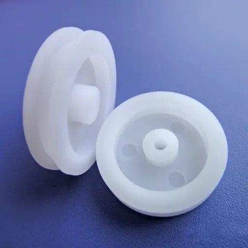 [POL20MM] Polea Plastica de 20mm para Motor, Agujero de 2mm