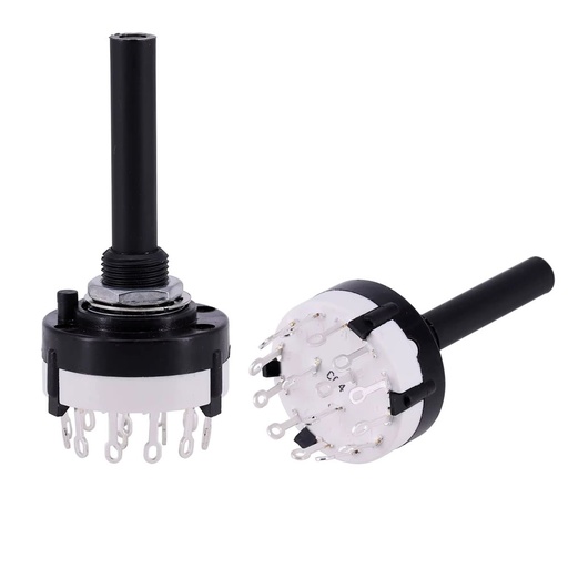 [SR26-3X4] Selector Rotativo 3 Circuito 4 Posiciones