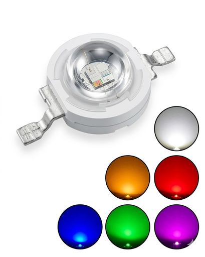 LED de Potencia 3W Tipo Luxeon | Hasta 600mA Alto Brillo – Varios Colores
