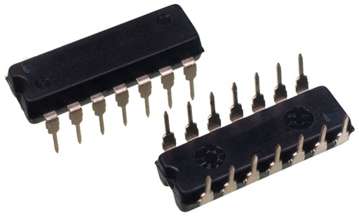 [74LS17] 74LS17 Flip  Flop Tipo D x 6 con Clear, Circuito TTL