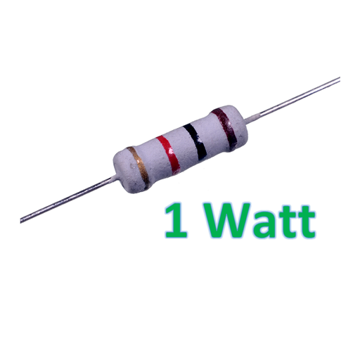 Resistencia de Película de Carbono 1 W 5% 