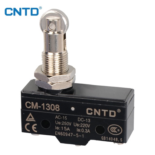 [CM-1308] Microswitch con Rueda 15AMP. 250V CNTD