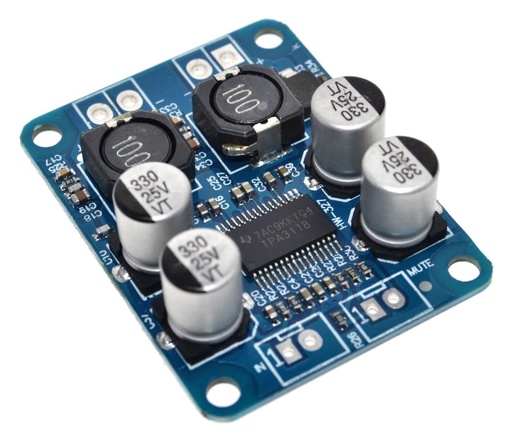 [TPA3118-PCB] Amplificador de Audio Mono 1x60W 8-24VDC 