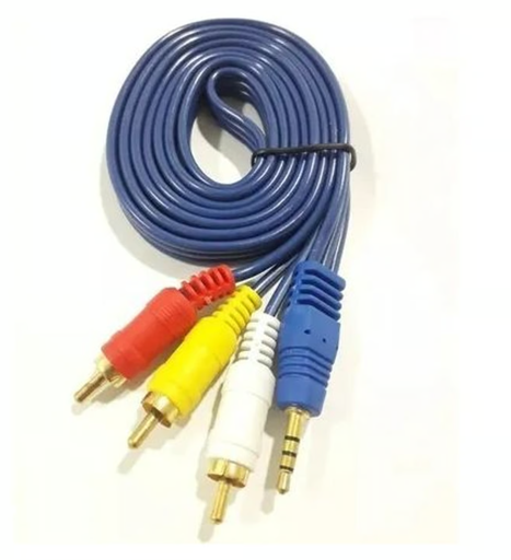 [LS-3X1] Cable 3 RCA Macho a Plug 4C GUB
