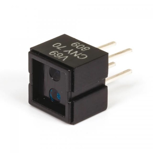 [CNY70-TEMIC] CNY70 TEMIC Optoacoplador Reflectivo Salida Transistor NPN TFK DIP-4, Sensor Infrarrojo V69