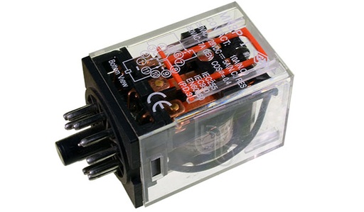 [MK3PI-220VAC] Rele MK3PI-N 220VAC 10A 3PDT Bobina 220VAC 11 Pines
