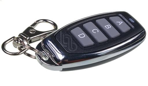 [REM-4RM] Control Remoto Tipo Llavero de 4 Canales (4 Botones) 315MHz
