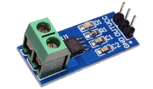 [ACS712-20PCB] ACS712-20 Modulo Sensor de Corriente de Efecto Hall de 20 Amperios 