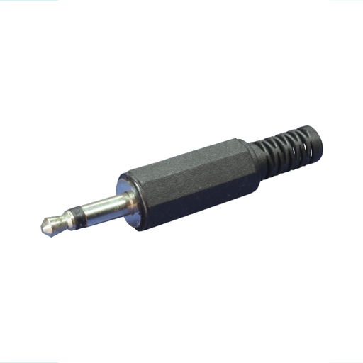 [P-105] Plug Mono 3.5mm Plastico Negro