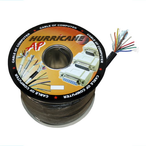 [AP-8MD-NG R] Cable Computo 8H Negro Hurricane