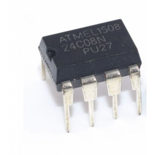 [24C08] 24C08 Two-Wire Serial EEPROM DIP-8 8 Kbit Serial I2C Bus H0002 DIP8
