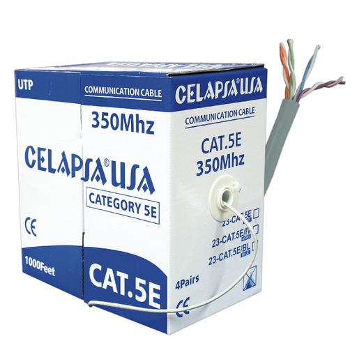 [UTP-CELAP-CAT5] Cable UTP Celapsa Par Trenzado CAT5E