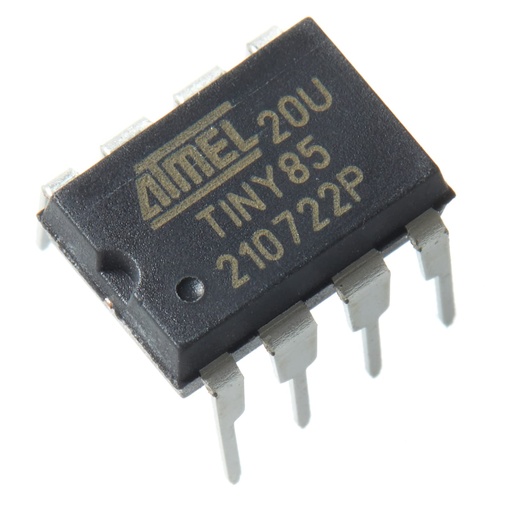 [ATTINY85-20PU ] Microcontrolador AVR 8bit 512 B RAM, 8 kB, 512 B Flash