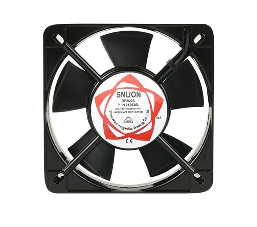 [DP200A] Ventilador 12V 0.14A 12x12x3.8cm SNUON Metal