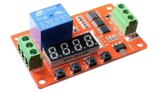 [TM9999-05VDC] Temporizador Timer Programable con Display Multifuncion 5VDC