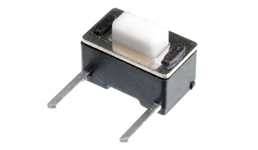 [T-3X6-4H90W] Tact Switch de 2 Pines 3 x 6 x 4mm Miniatura en Angulo