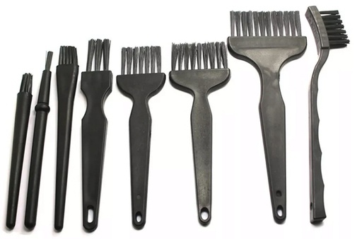 [BR-8P] Kit de 8 Brochas Cepillos Antiestaticos ESD 