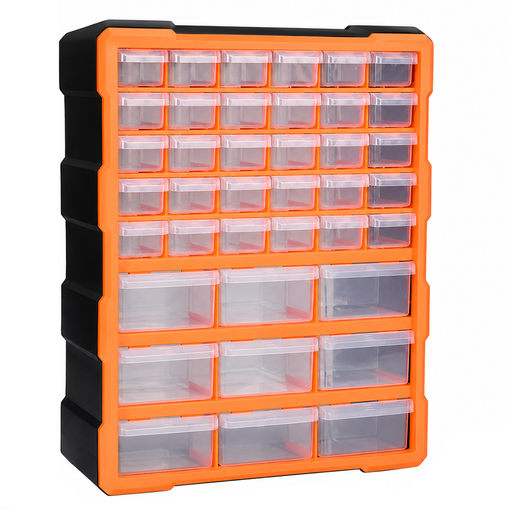 [GAB-39VERT] Organizador Termoplástico 39 Gavetas Vertical