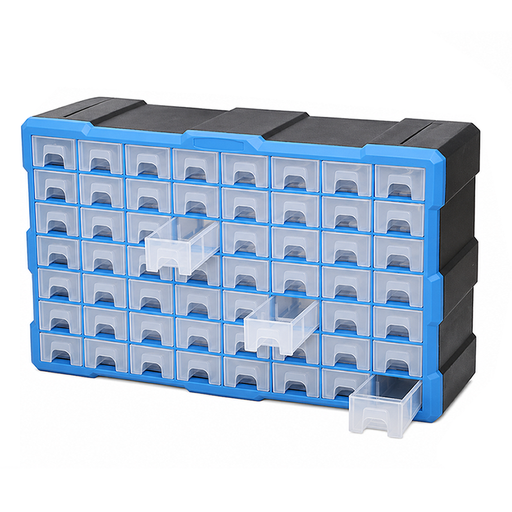 [GAB-64] Organizador Termoplástico 64 Gavetas Horizontal