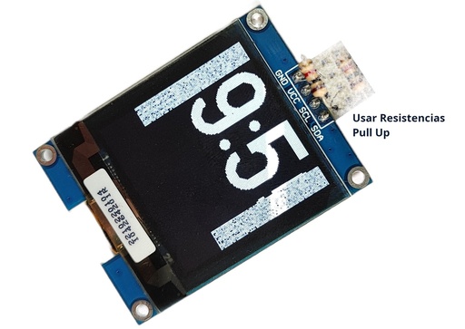 [OLed150] Display OLED 1.5 Pulgadas I2C IC SSD1327 V3.0