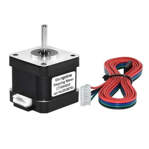 [17HS4401S] Motor de Pasos Bipolar 17HS4401S Usongshine de 4 Cables, Voltaje Nominal: CC 3,6 V NEMA17 