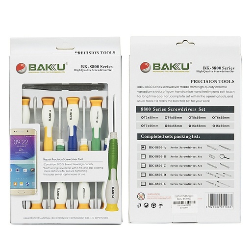 [BK-8800] Kit Desarmador KAKU SIS