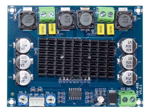 [TPA3116D2] Placa Amplificadora de Potencia Digital TPA3116D2 