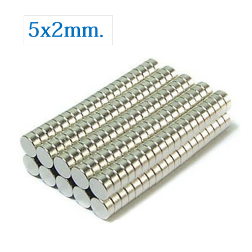 [MAG-5DX2] Iman de Neodimio Circular de 5mm x 2mm