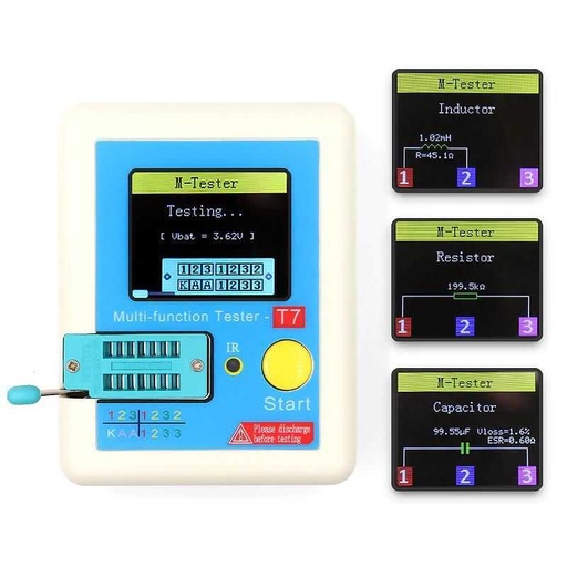 [LCR-T7] Tester LCR Automatico Multiusos T7 
