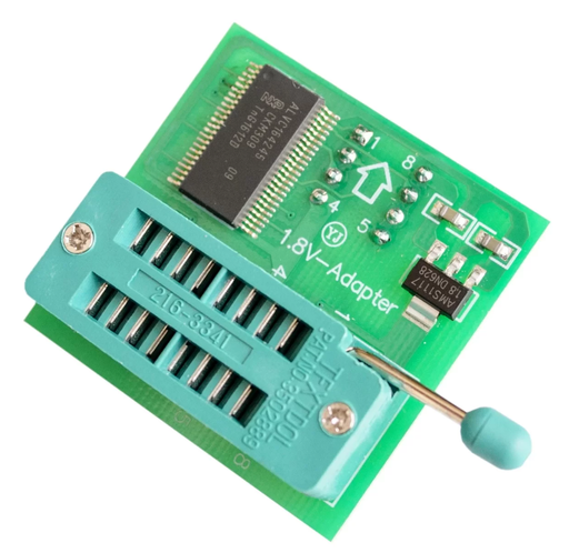 [ZOC-1.8] Adaptador Socket de 1.8V, p/ Programadores EEPROM 