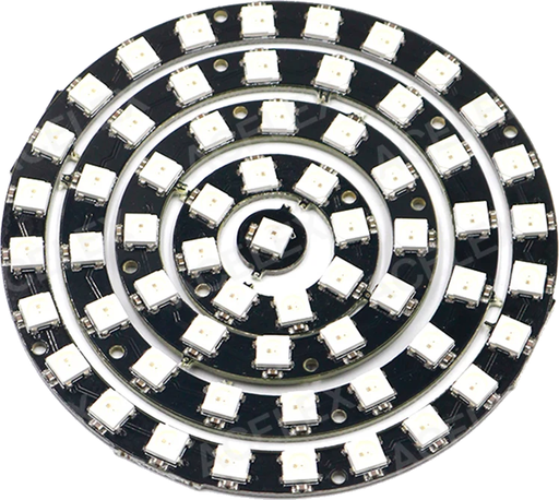 [WS2812-8] Anillo de Luz RGB 8 x WS2812B 5050 LED 