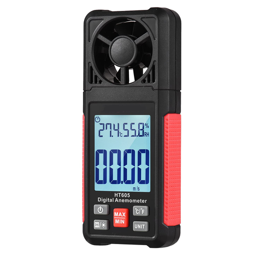[HT605] HT605 Anemometro Digital, con Temperatura y Humedad HABOTEST 