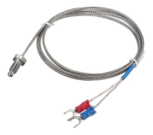 [THJ-2M] Termocupla Tipo J con Cable de 2 metros 400°C Sensor de Temperatura