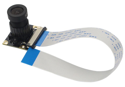 [OV5647-RPi] Módulo de Cámara OV5647 5MP Video 1080p para Raspberry Pi 3B/3B+ con Cable Plano