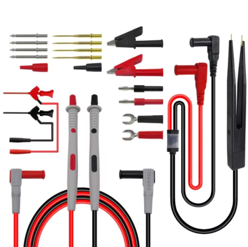 [P1503] Cables de Prueba de Multímetro Puntas Intercambiables 