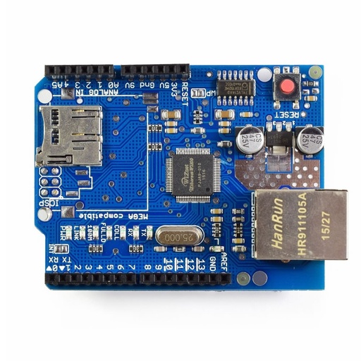 [ARD-W5100] ARD-W5100 Shield LAN (RED) Ethernet para Arduino W5100