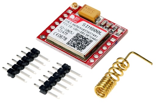 [SIM800L] SIM800L Módulo GSM/GPRS 4 Bandas TTL UART Modem SIM800 (solo antena bobinada) ORIGINAL