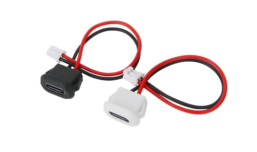 [USB-C-CA] Conector USB Tipo C Hembra C/ Cable Chasis 