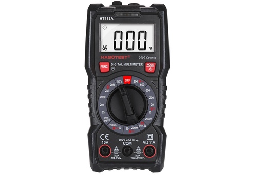 [HT113A] Habotest Multimetro Digital Profesional HT113A 600V 10A