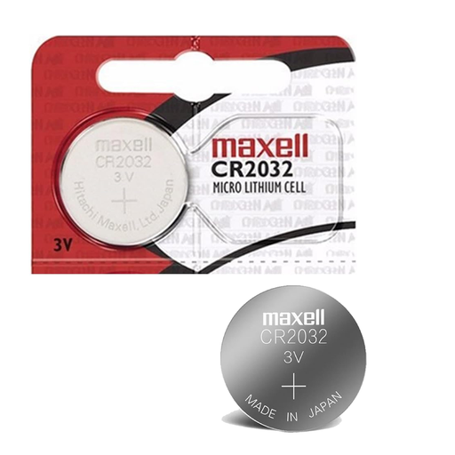 [CR2032-MAX] Bateria de Litio Boton 3V. CR2032 MAXELL