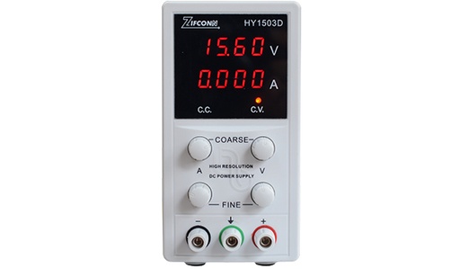 [HY1503D] Fuente de Alimentación de Laboratorio Regulable 0-15V 3A 