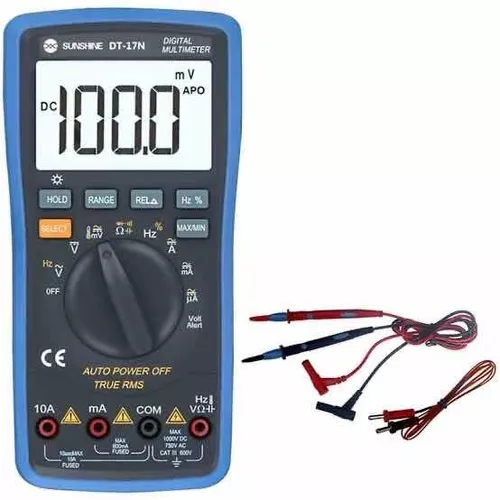 [DT-17N] Multimetro Digital Autorrango True RMS Sunchine SIS