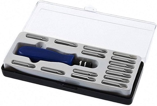 [HS-16] Destornillador de Mano 16 en 1 Estuche DEL