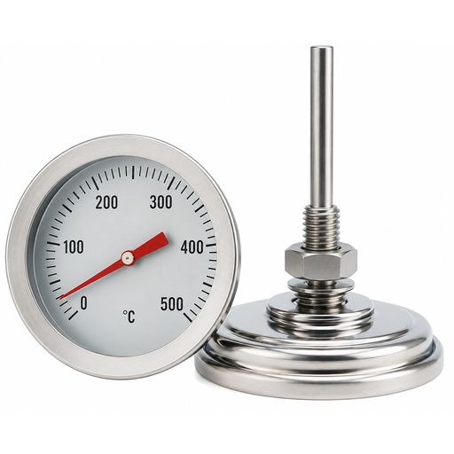 [THA-0500C] Termometro Análogo (de Aguja) para Montar en Panel de 0-500 °C
