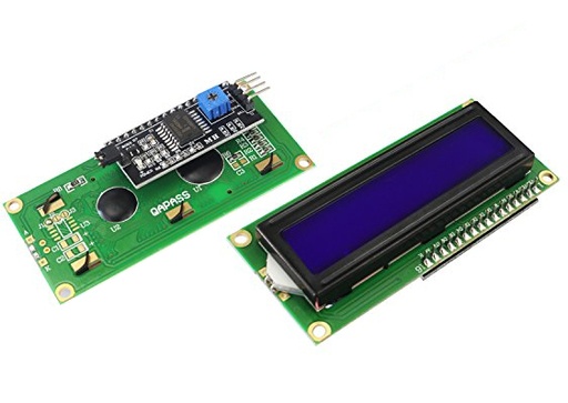 [LCD-216A-I2C] Display LCD 2x16  I2C 5V Adaptador PCF8574 Backlight Azul