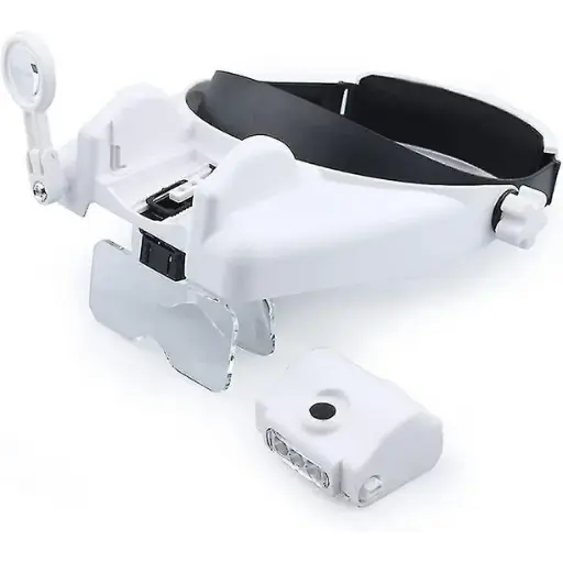 [MG-LUPA-REC] Lupa con Soporte para Cabeza Bateria Recargable